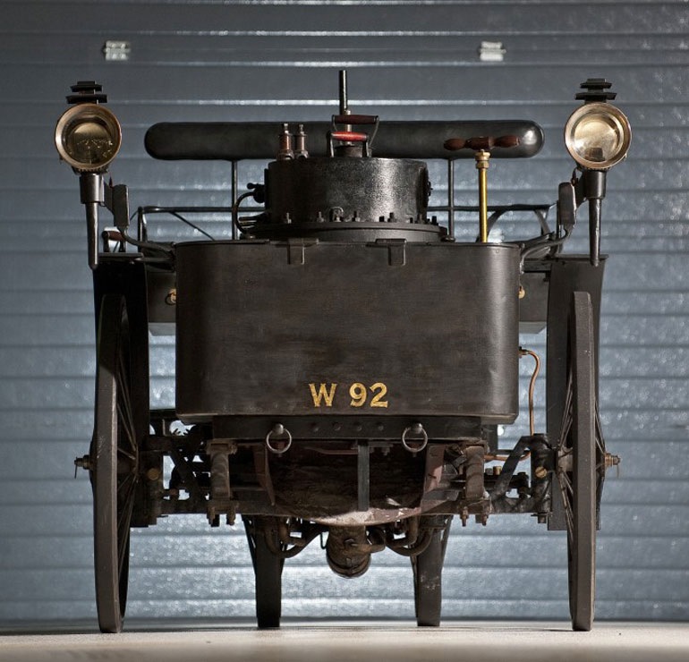 de dion bouton et trepardoux dos-a-dos steam runabout, 1884