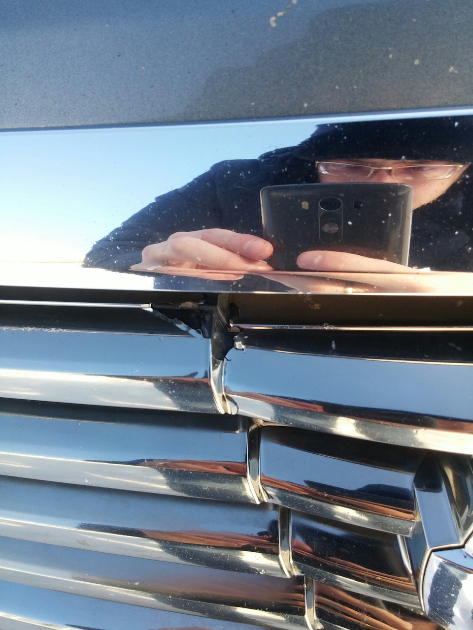Решетка радиатора — Nissan Teana (J31), 2,3 л, 2006 года | кузовной ...