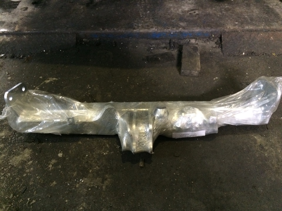 Вот в такой плёнке привезли фаркоп — Opel Antara