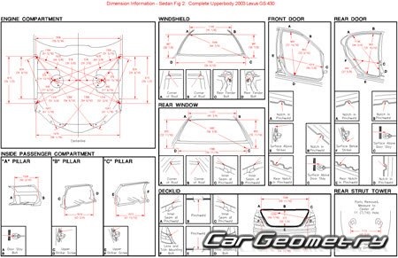 Чертеж лексус gs300