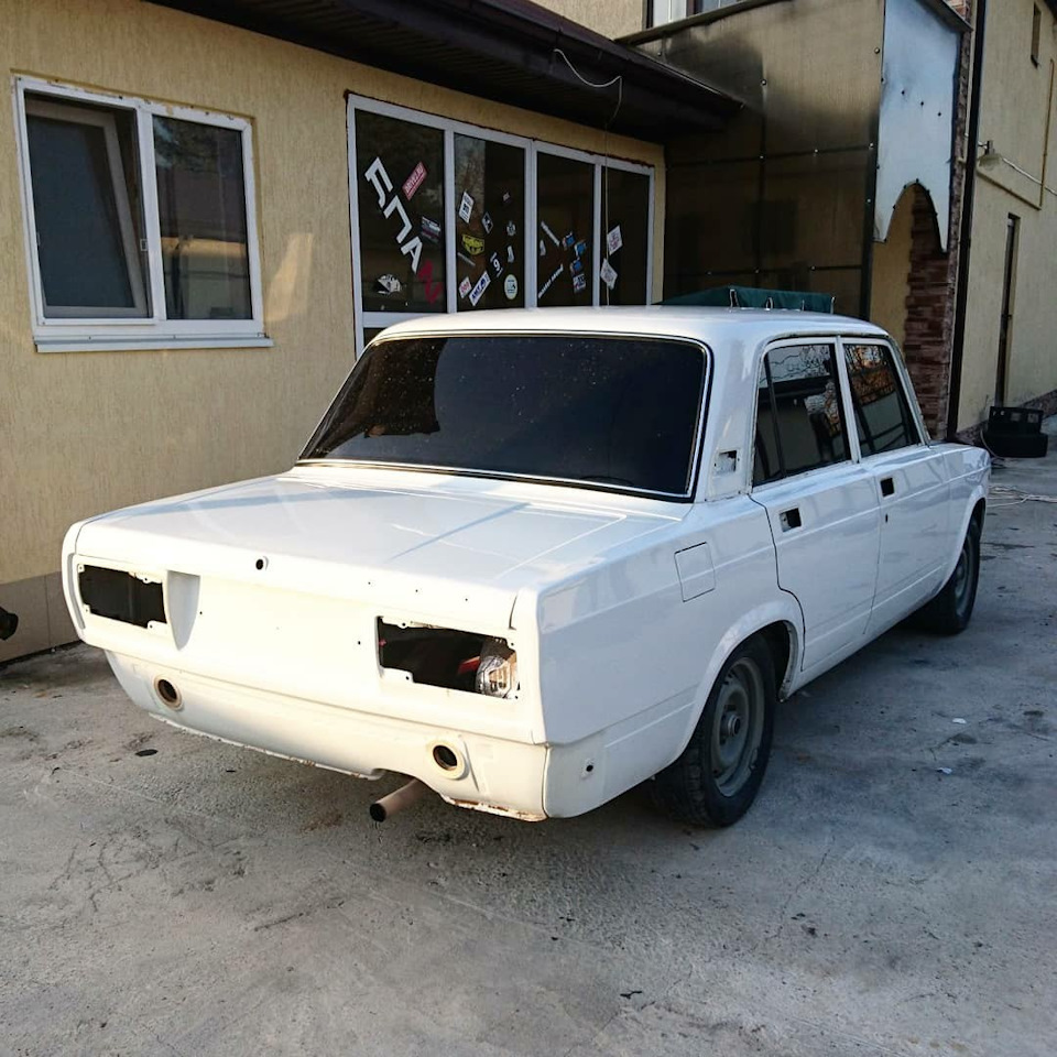 Как выглядит белая семерка Че с семеркой? (1часть) - Lada 21074, 1,6 л, 2011 года кузовной ремонт DRIVE2