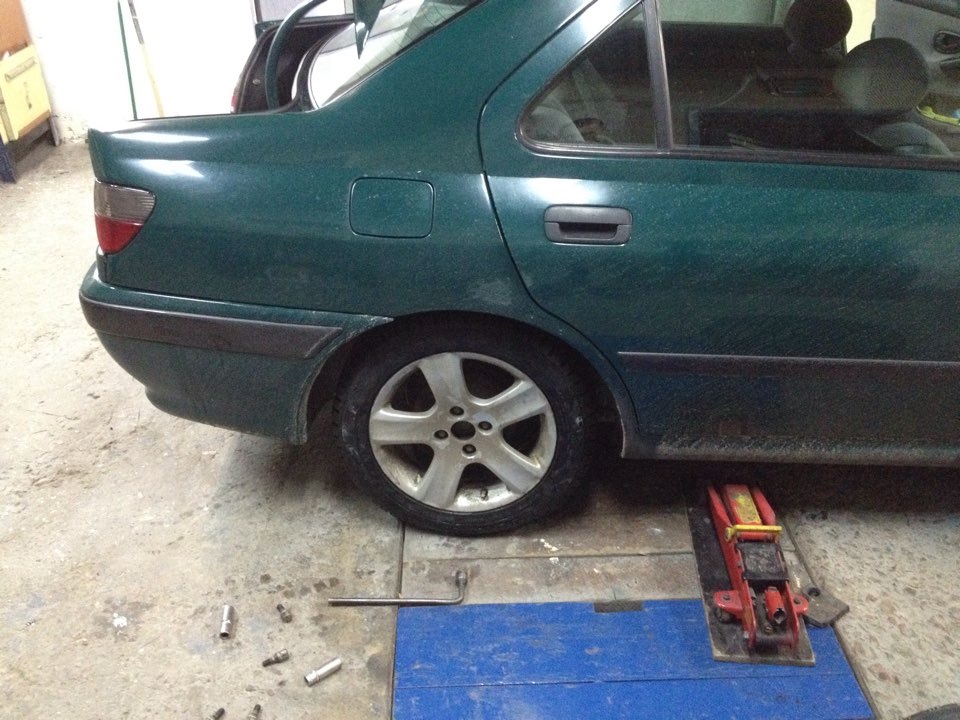 Примерка дисков на лето — Peugeot 406, 1,9 л, 1998 года | колёсные ...