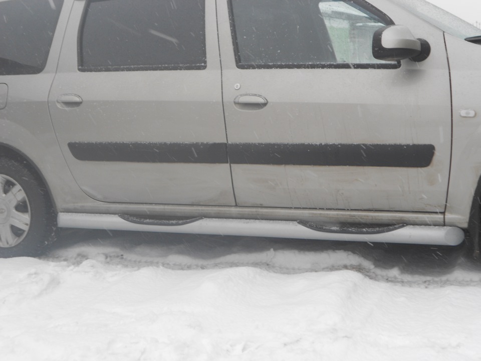 Порог-площадка на "Ларгус" — DRIVE2