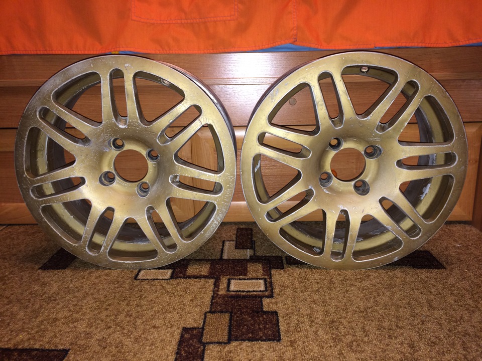 Диски (подготовка к покраске) — Daewoo Nexia (N150), 1,5 л, 2012 года ...