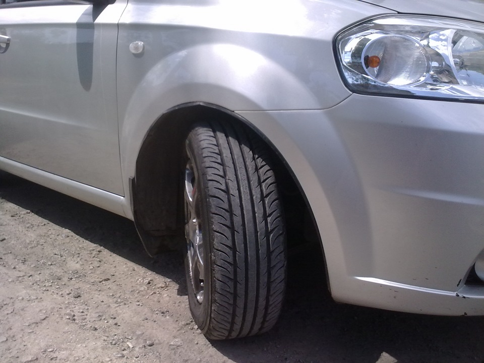 Kumho Ecsta SPT на Авешечку))) — Chevrolet Aveo Sedan (1G), 1,6 л, 2007 ...