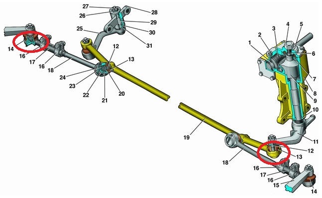 Передняя подвеска газ 31105 устройство в картинках