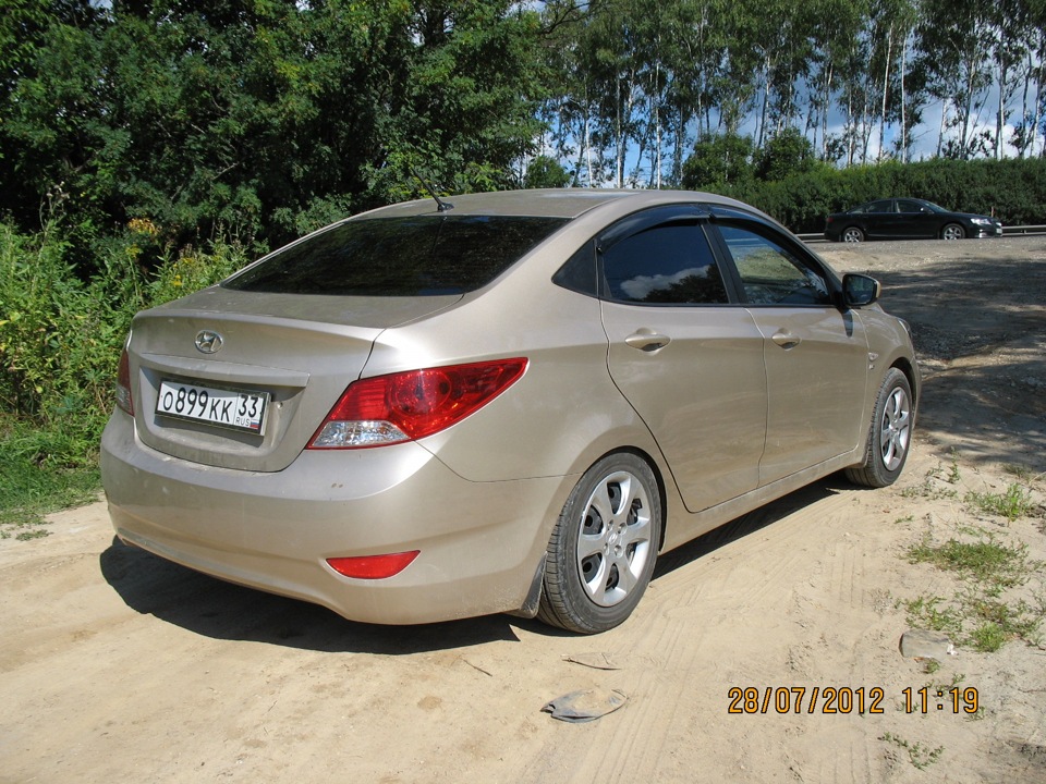 "Утиный" клиренс… (: — Hyundai Solaris, 1,6 л., 2011 года | путешествие ...