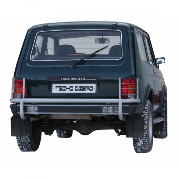Защита заднего бампера — Lada 4x4 3D, 1,7 л, 1997 года | тюнинг | DRIVE2