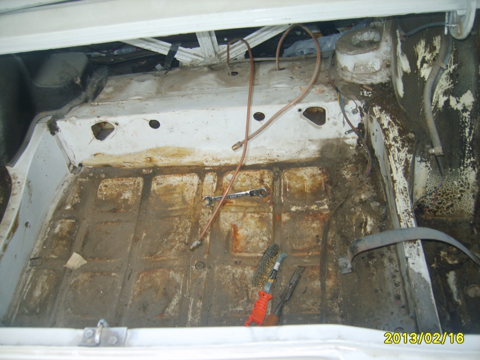 Подготовка багажника к шумоизоляции! — Lada 2107, 1,6 л, 2002 года ...