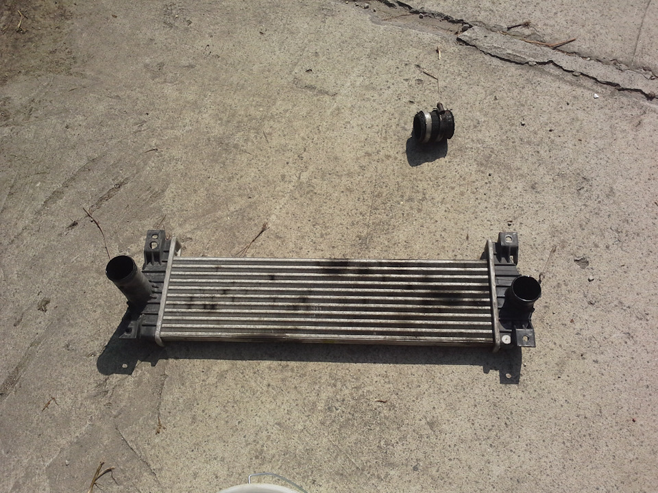 ВМ! Промыл интеркулер. — SsangYong Kyron, 2 л, 2013 года | своими ...