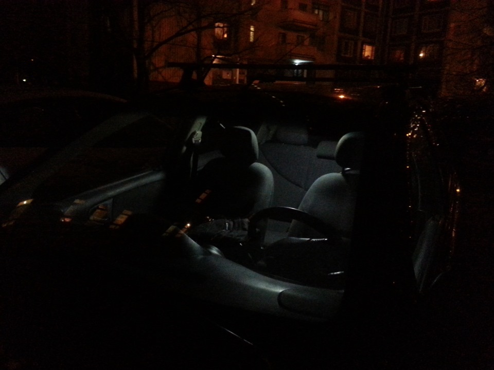 Салонный свет — Toyota Yaris (p1), 1,3 л, 2003 года | своими руками ...