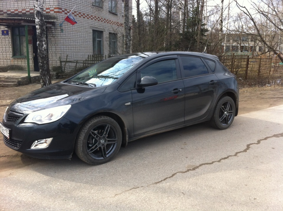 Переобулся на лето! — Opel Astra J, 1,6 л, 2011 года | колёсные диски ...