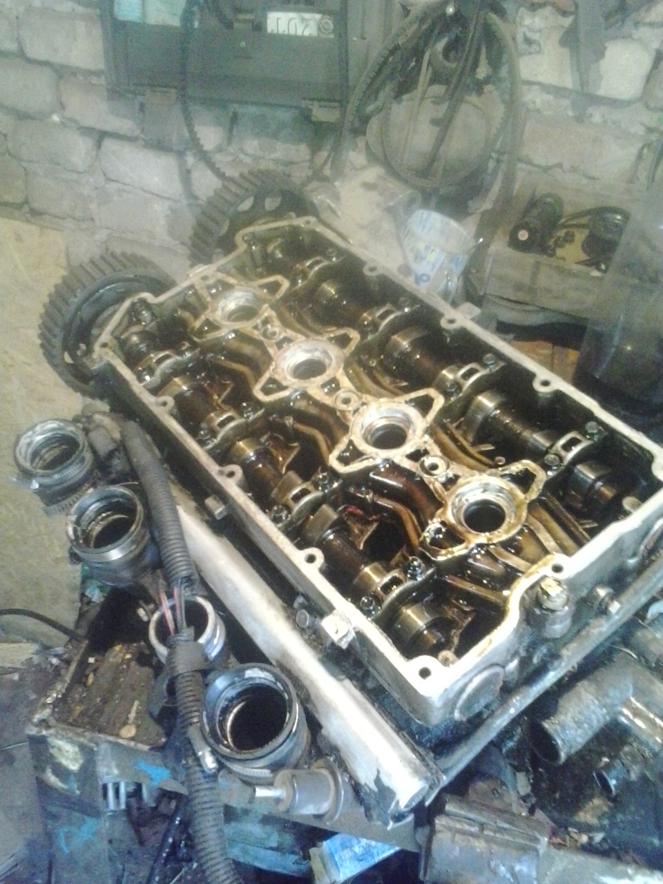 -1мм на головке и облегченные клапана — Lada 21112, 1,6 л, 2002 года ...