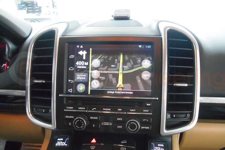 Porsche cayenne aftermarket radio installation
