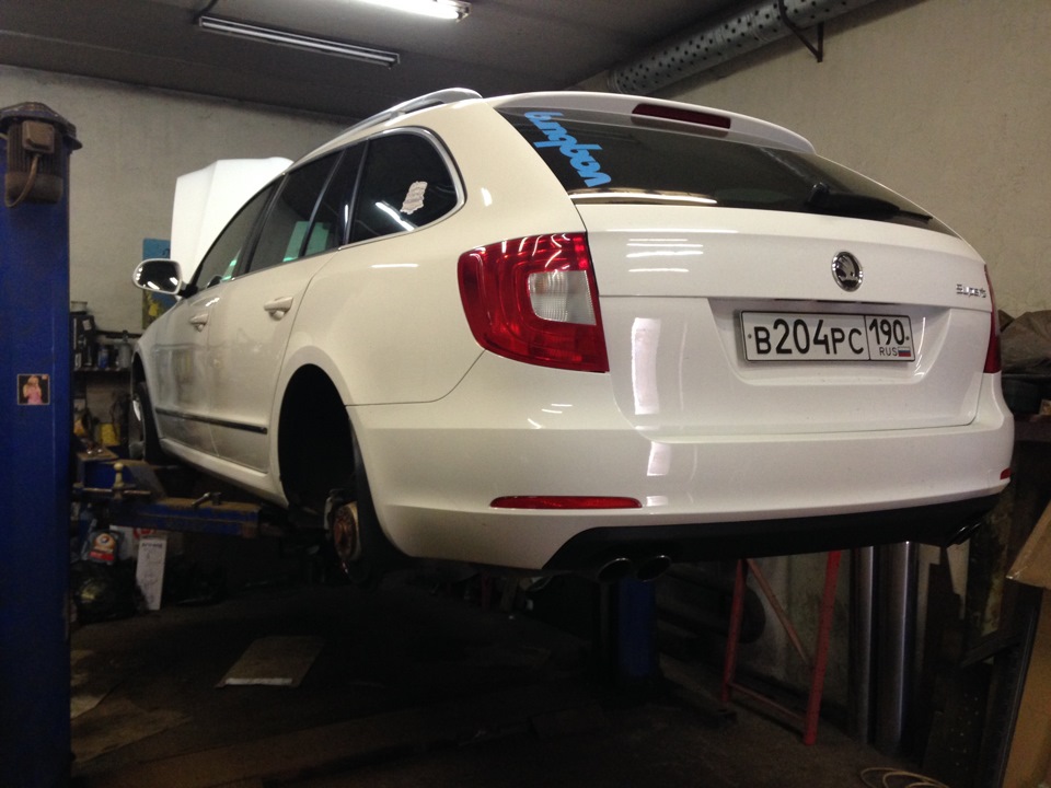 Процесс пошел — Skoda Superb Combi (Mk2)
