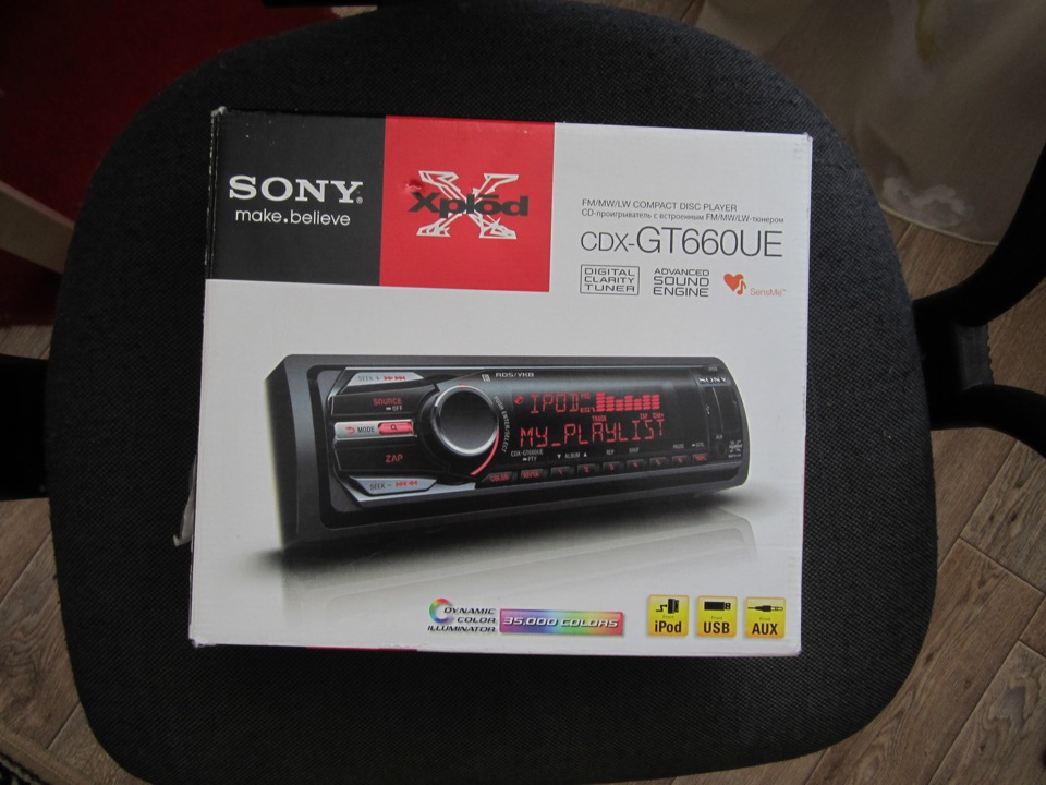 ГУ Sony CDX-GT660UE — Lada 2109, 1,5 л, 2003 года | автозвук | DRIVE2