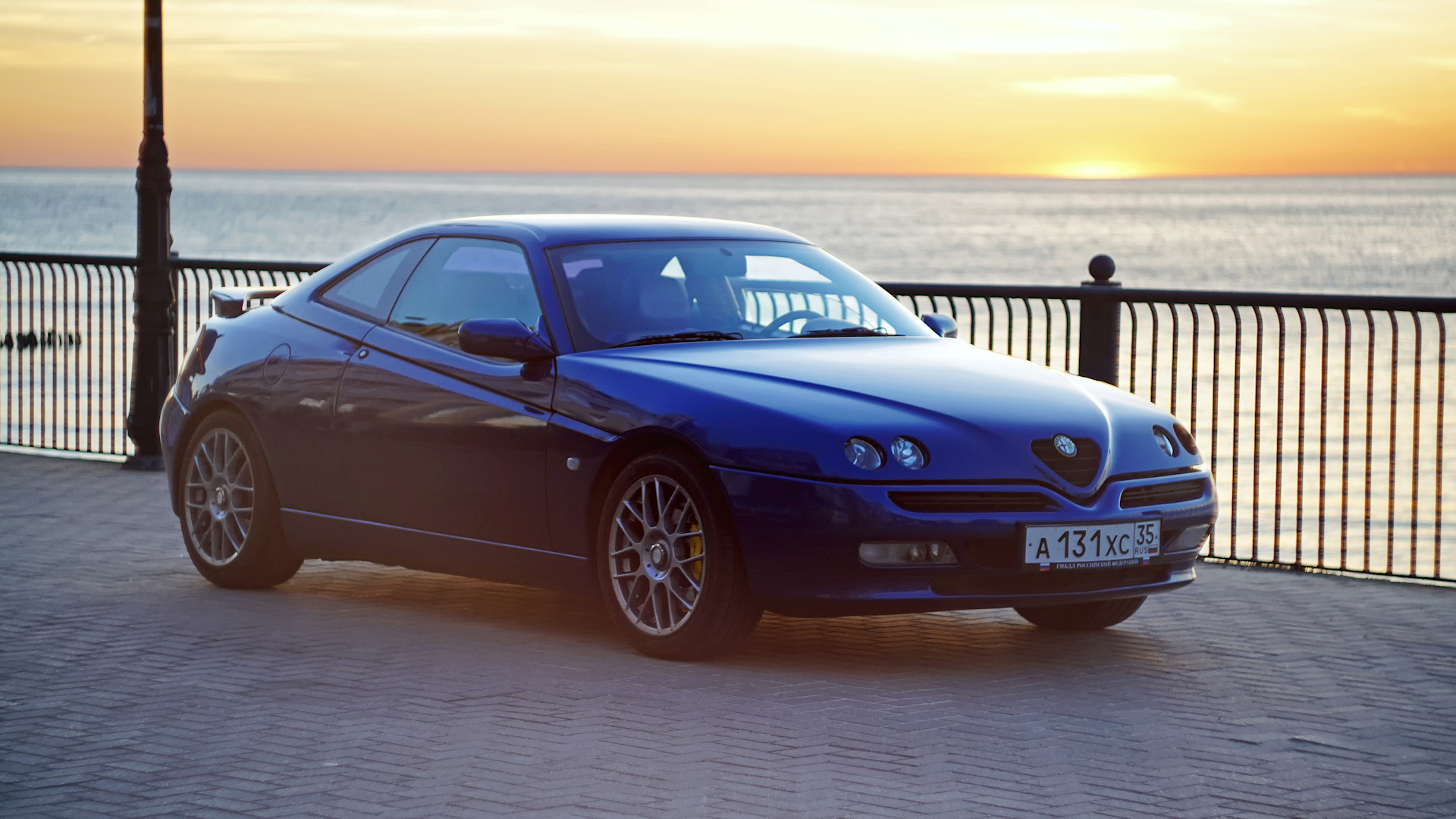 Alfa Romeo GTV (916) 2.0 бензиновый 1996 | вафля Chiaro Blue на DRIVE2