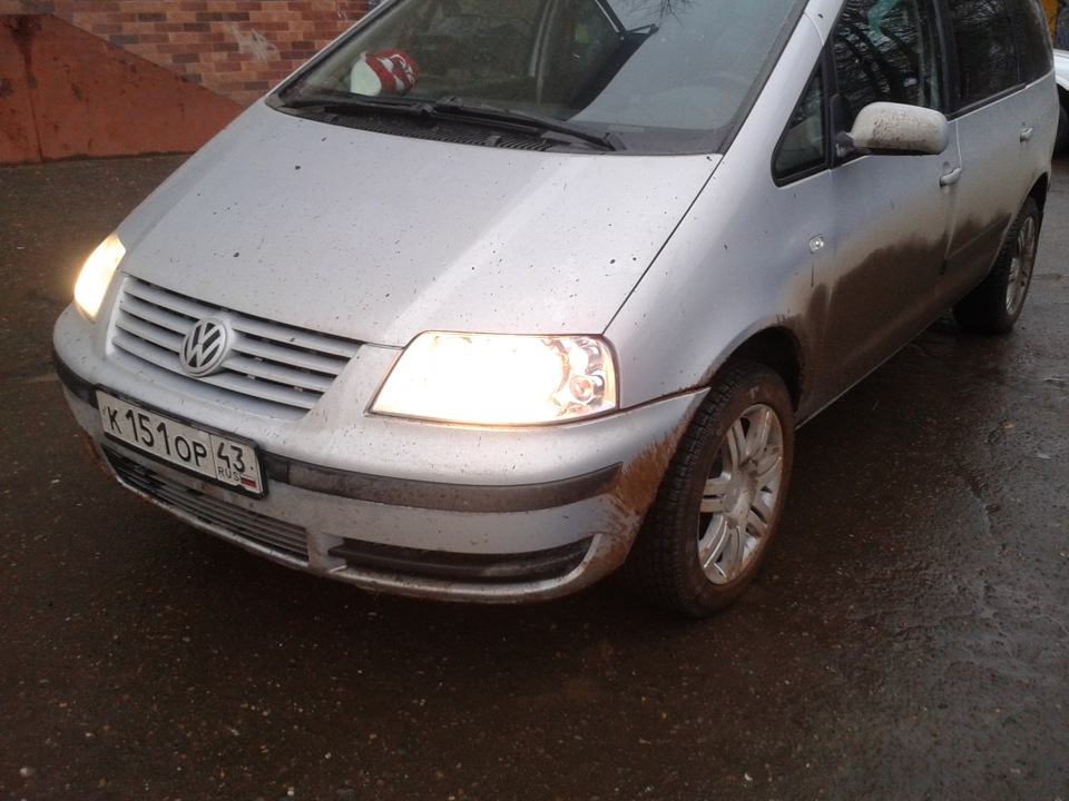 Шаран вне асфальта? КАК? — Volkswagen Sharan (1G), 1,9 л, 2003 года ...