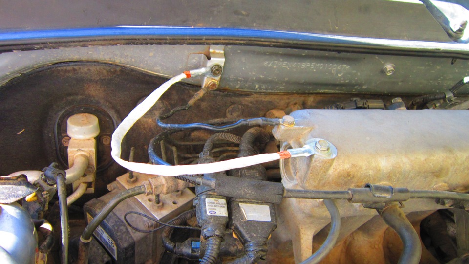 Дополнительная масса на кузов — Hyundai Sonata IV (EF), 2 л, 2005 года ...