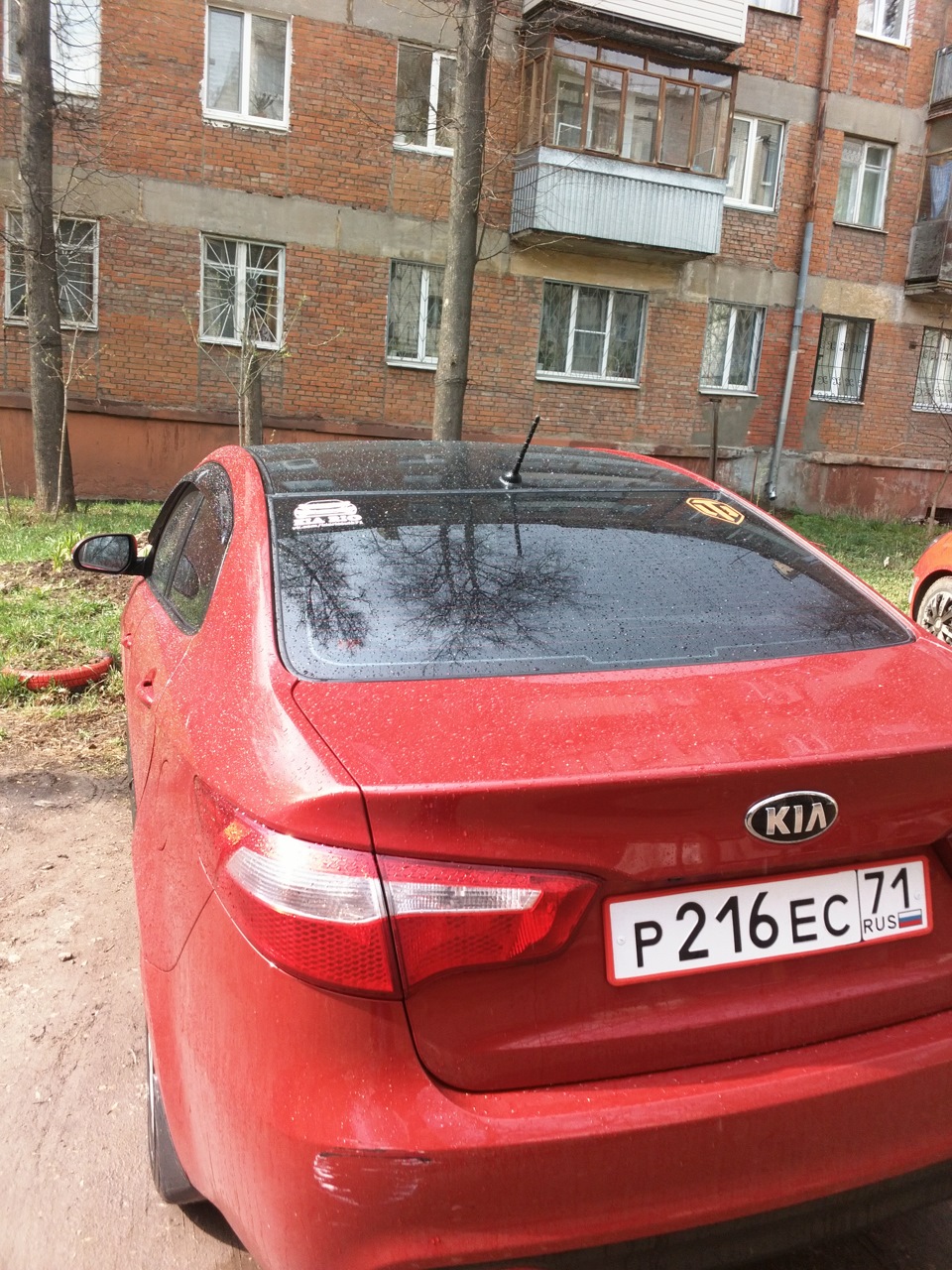 Экстерьер автомобиля, или понеслась… — KIA Rio (3G), 1,6 л, 2013 года |  стайлинг | DRIVE2