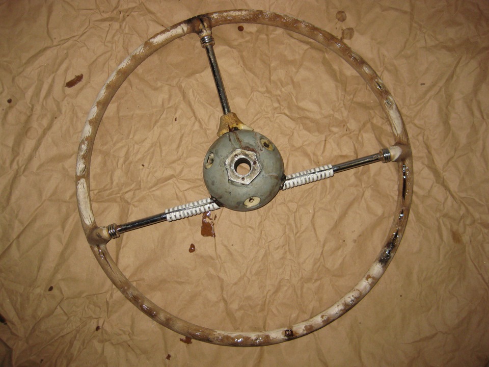 Реставрация руля (часть 2) — ГАЗ 12, 3,5 л, 1954 года | своими руками ...