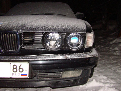 Задняя Hella Black BMW e34