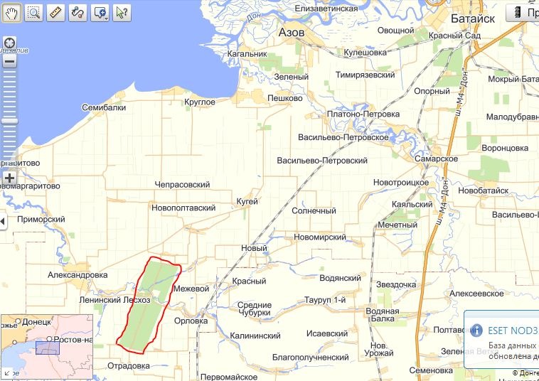 Карта александровка азовский район ростовская область