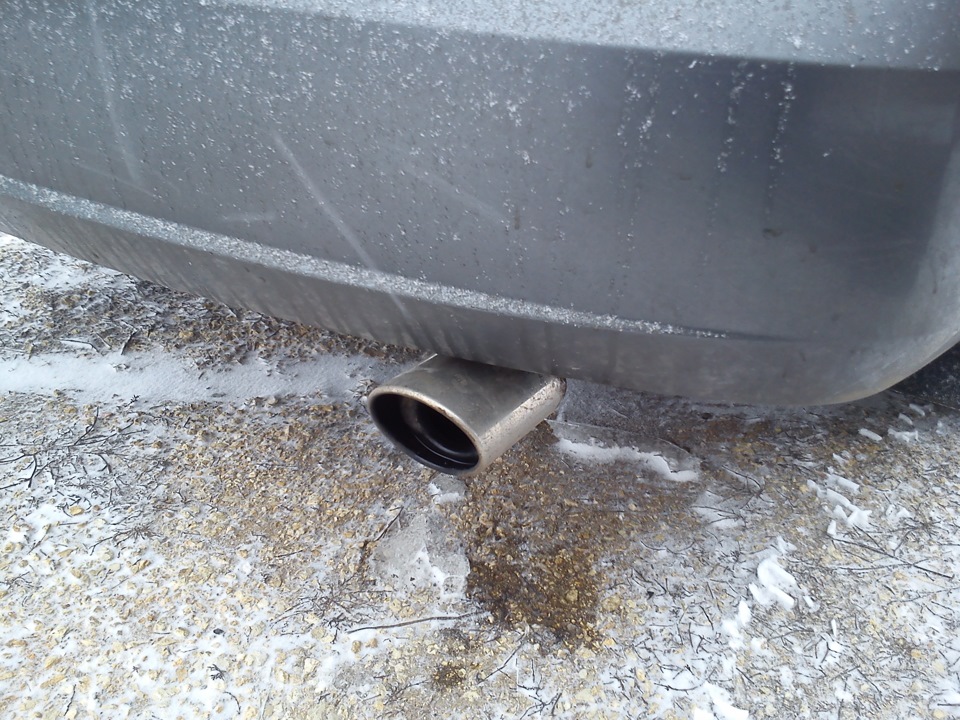 Установка насадки на глушитель — Nissan Almera II (N16), 1,8 л, 2004 ...