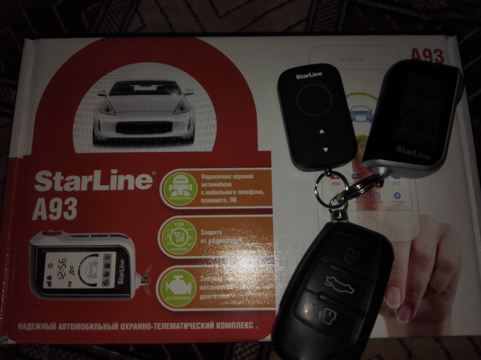 Сигнализация StarLine A93 — Audi A4 (B6), 1,9 л, 2002 года ...