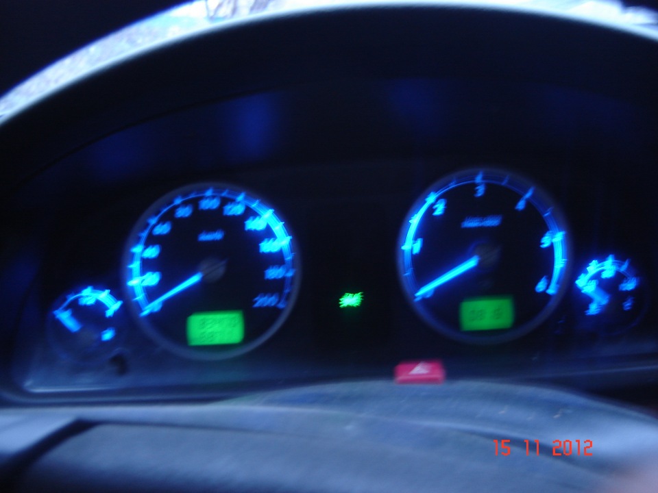 подсветка приборки — ГАЗ 31105, 2,4 л, 2007 года | другое | DRIVE2