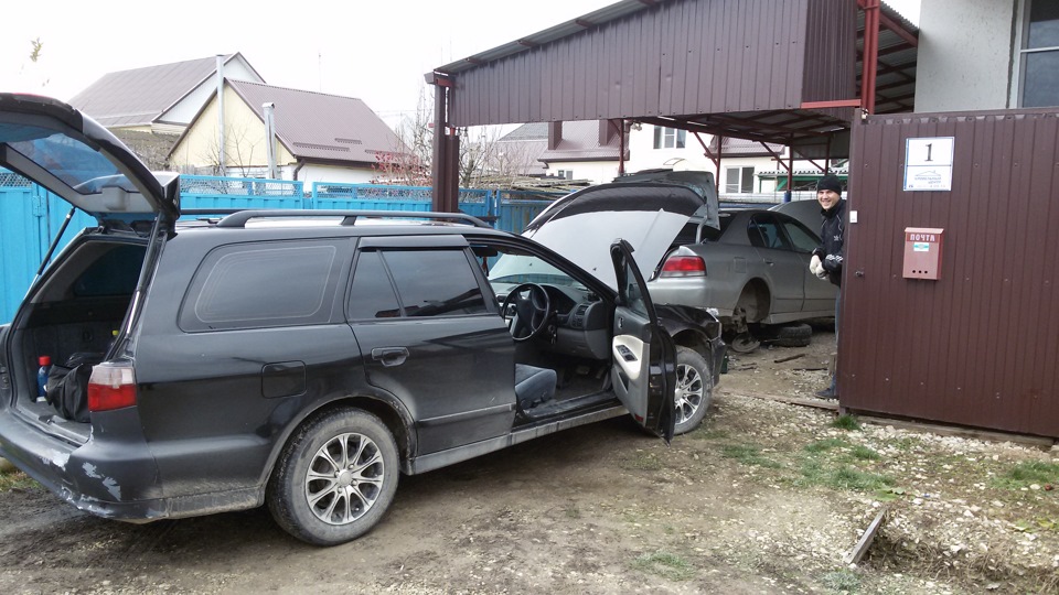 меняем ступичный подшипник — Mitsubishi Legnum, 1,8 л, 1997 года ...