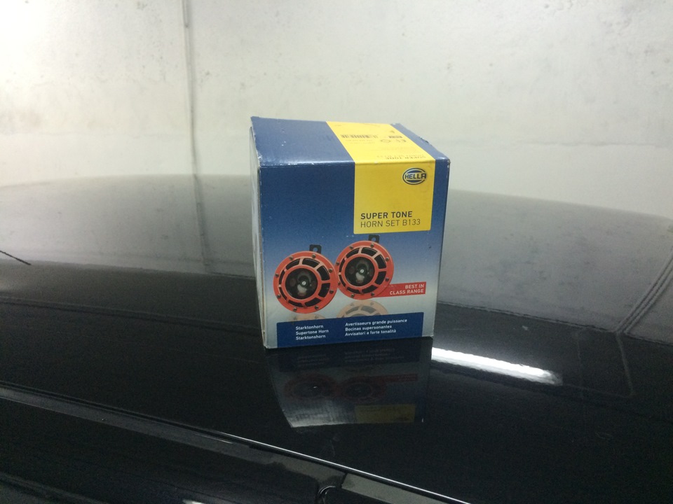 Установка звуковых сигналов Hella — Lada Калина хэтчбек, 1,6 л, 2012 ...