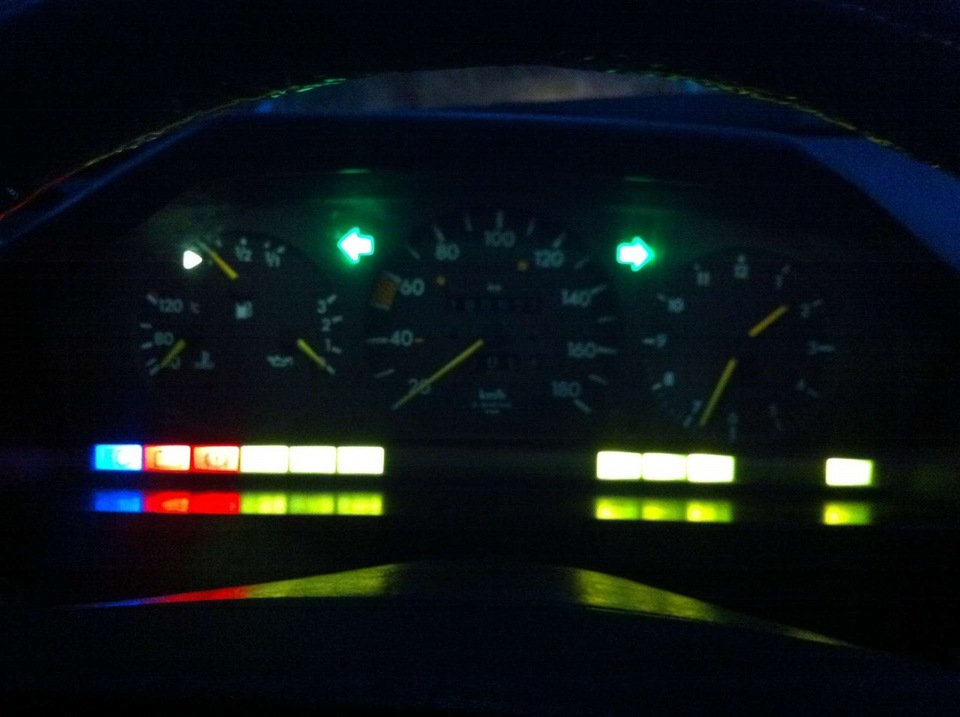 Светодиодовая подсветка Спидометра — Mercedes-Benz E-class (W124), 2 л ...
