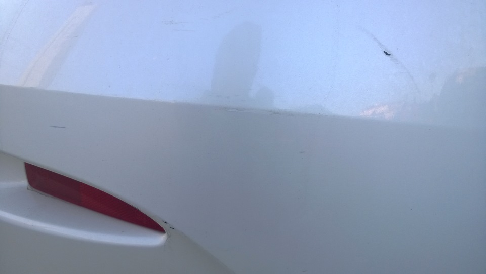 поцарапали бампер во дворе. — Mazda 3 (3G) BM, 1,6 л, 2014 года | ДТП ...