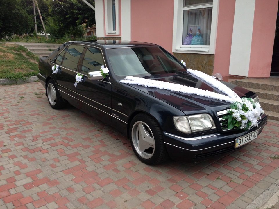 Мерседес w140 свадебный