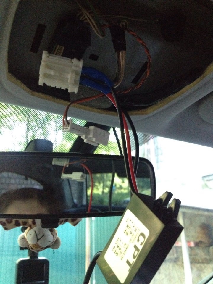 Питание регистратора от плафона — Peugeot 407, 2 л, 2005 года ...