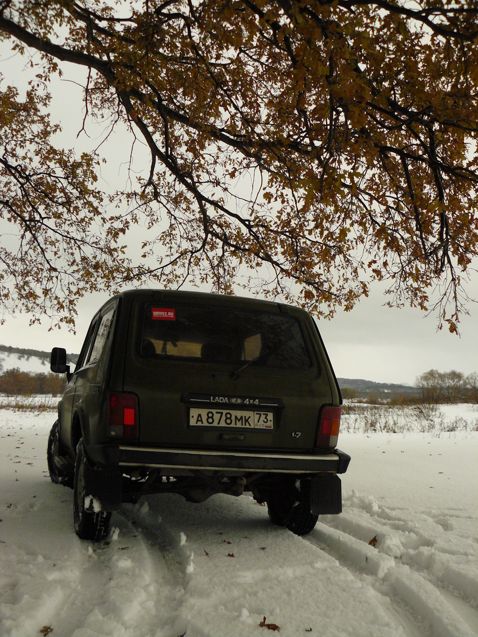 4 ноября. Решили с семьей прокатиться на ниве по лугам! — Lada 4x4 3D, 1,7  л, 1996 года | покатушки | DRIVE2