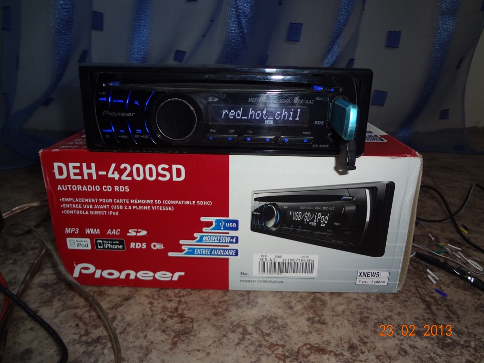 Магнитола pioneer deh 4200sd инструкция