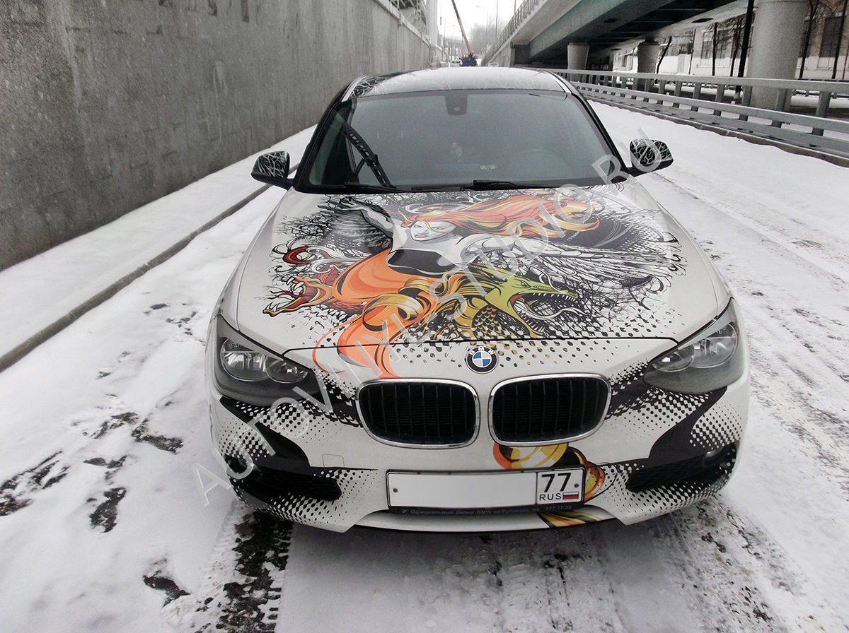 BMW f30 винилография