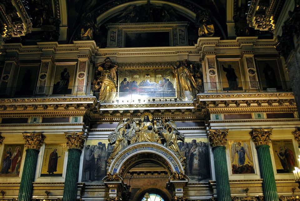 St Isaacs Cathedral inside view