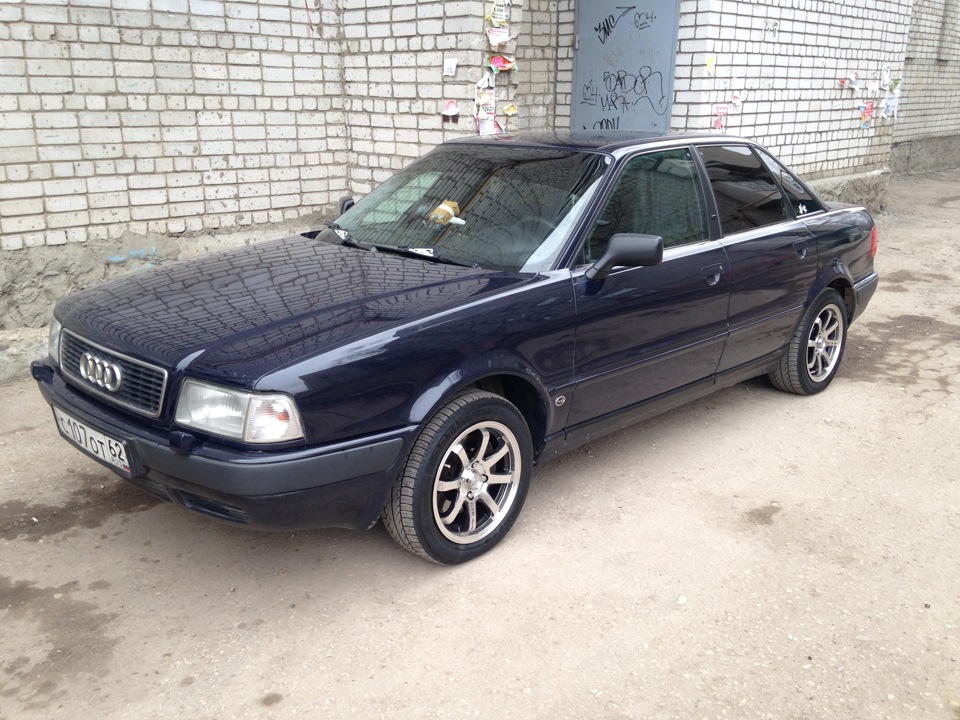 Переобулся на лето — Audi 80 (B4), 2 л, 1993 года | колёсные диски | DRIVE2