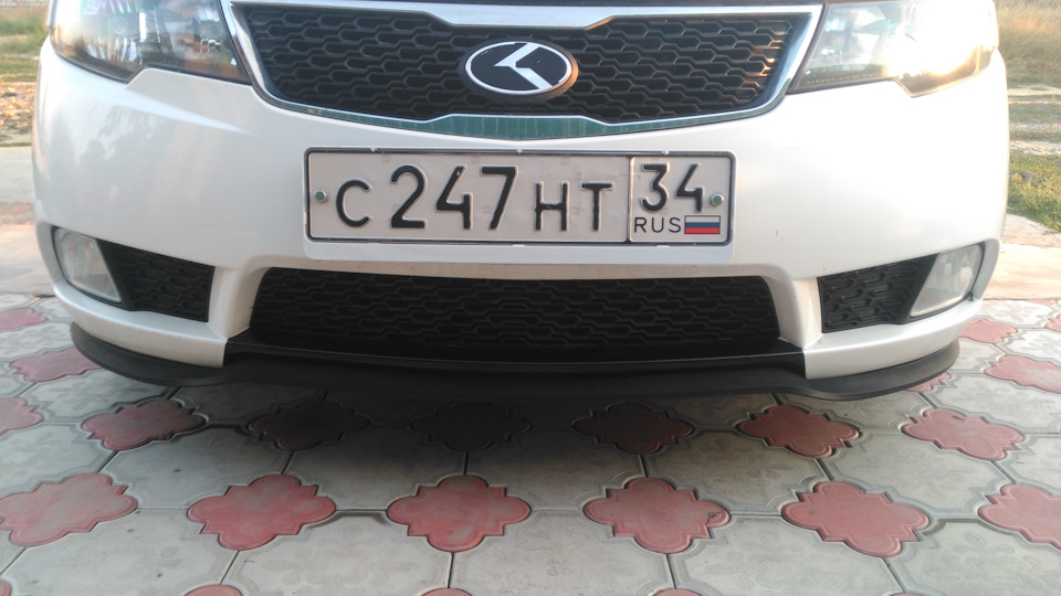 Новая губа — KIA Cerato (2G), 1,6 л, 2012 года | тюнинг | DRIVE2