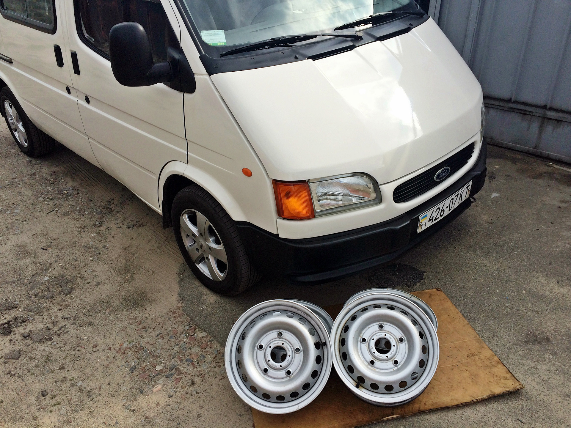 Новые диски R16 — Ford Transit (5G), 2 л, 1997 года | колёсные диски |  DRIVE2