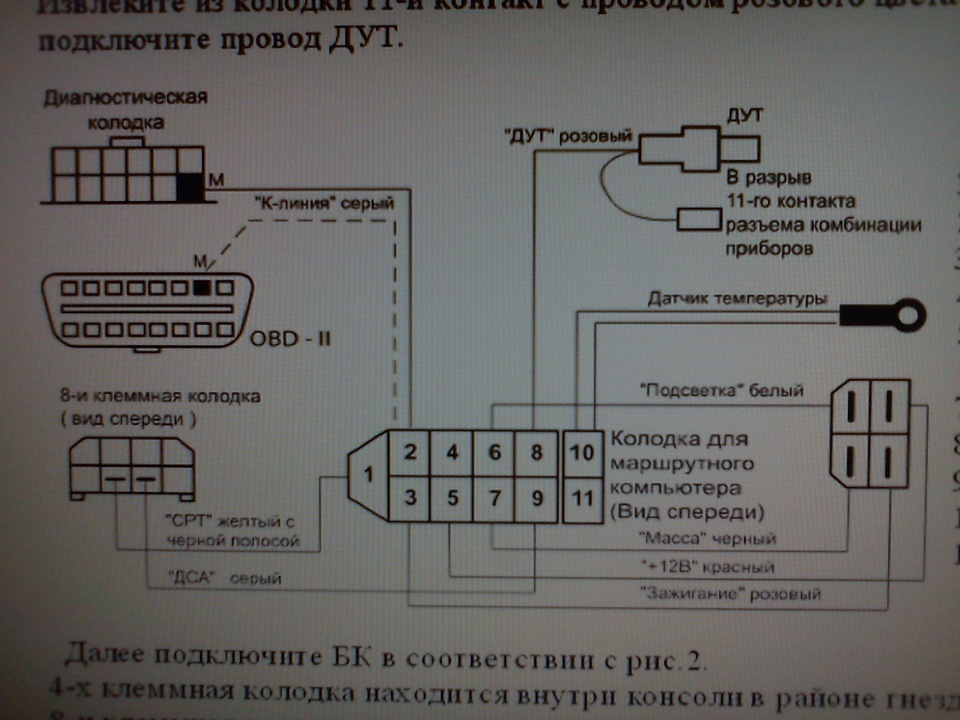 бск 4 распиновка