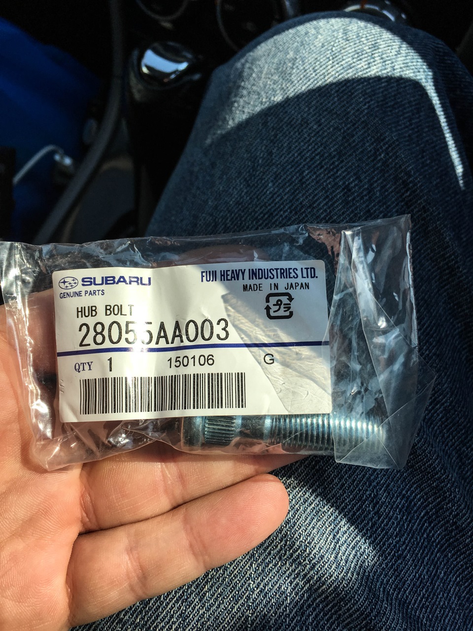 Фото в бортжурнале Subaru Forester (SG). Запчасти на фото: 28055AA003