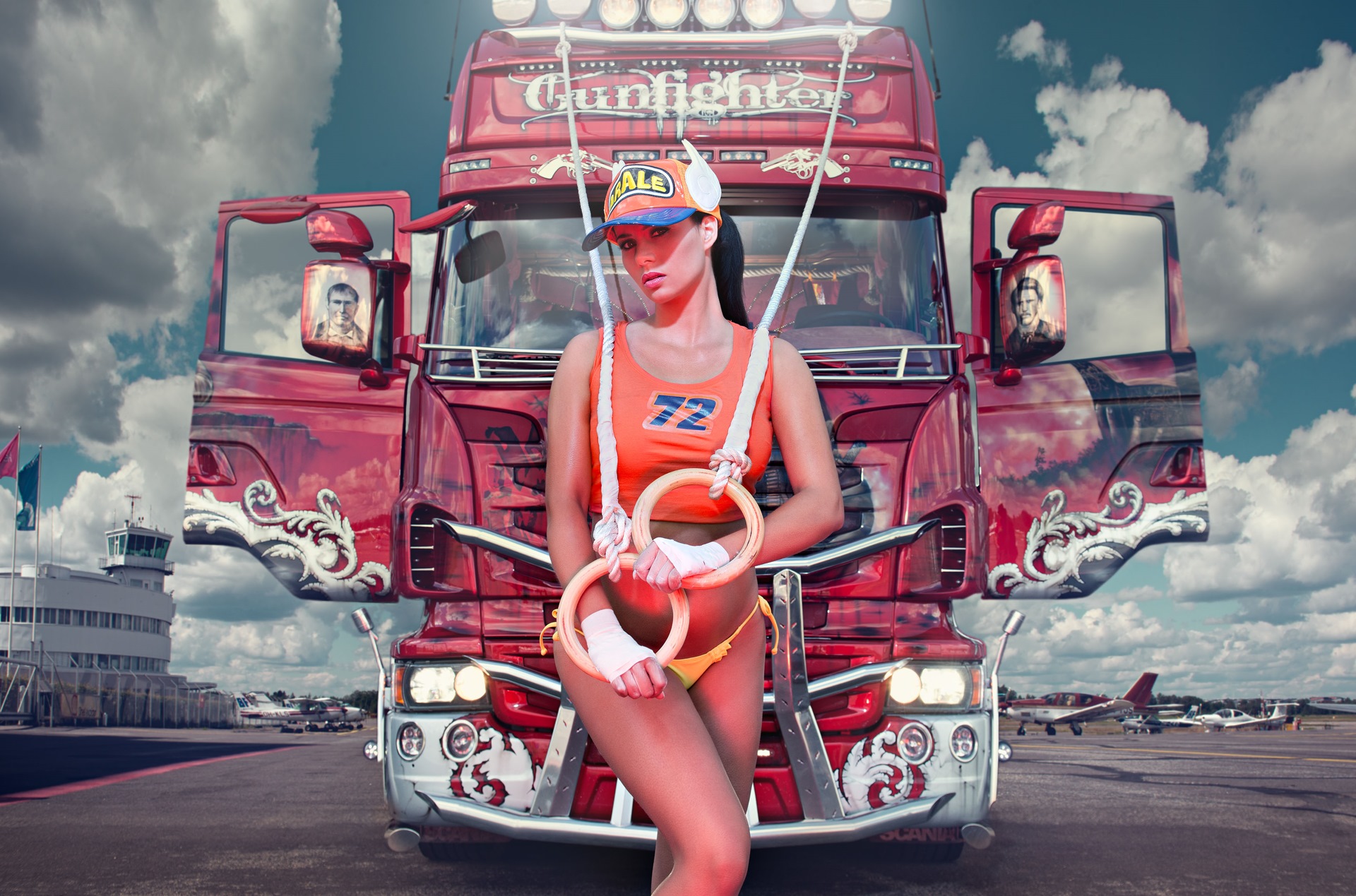 Girls & Trucks. 