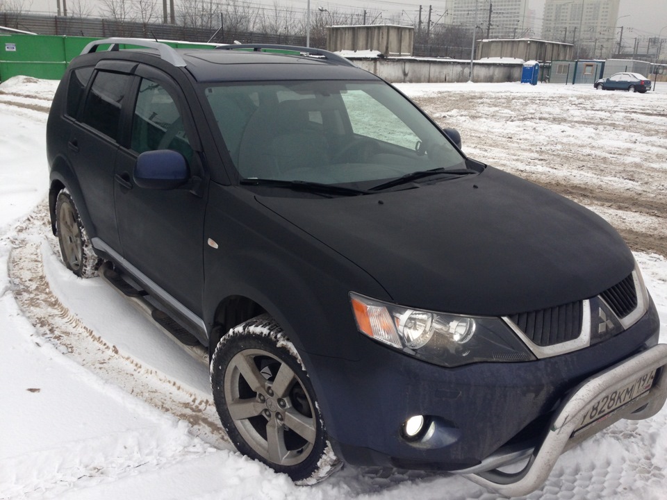 Покрытие жидкой резиной! — Mitsubishi Outlander XL, 3 л, 2008 года ...