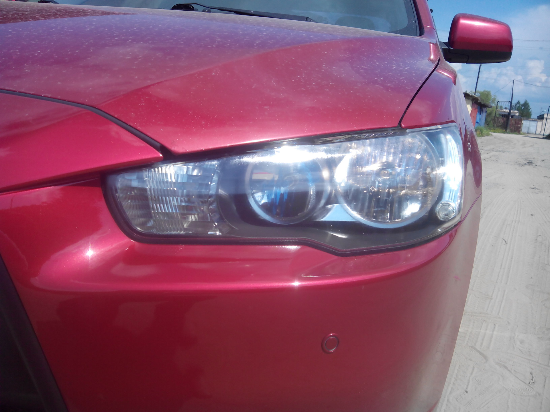 Лак для восстановления прозрачности фар — Mitsubishi Lancer X, 2 л ...