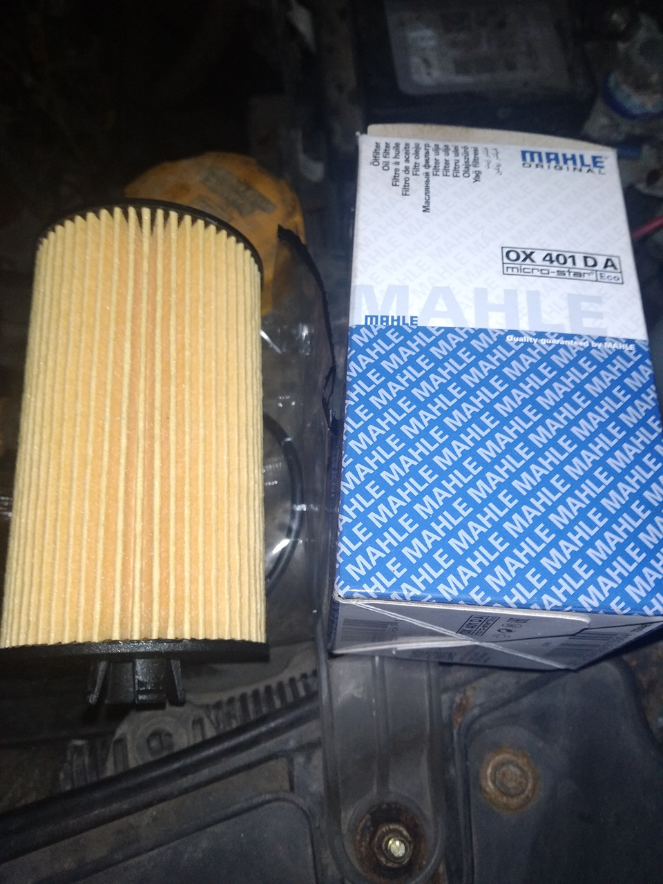 OX401DA Фильтр масляный / MAHLE KNECHT | Запчасти на DRIVE2