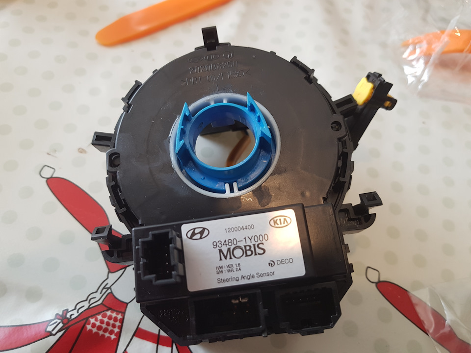 934801Y000 ДАТЧИК УГЛА ПОВОРОТА РУЛЕВОГО КОЛЕСА KIA HYUNDAI | Запчасти ...